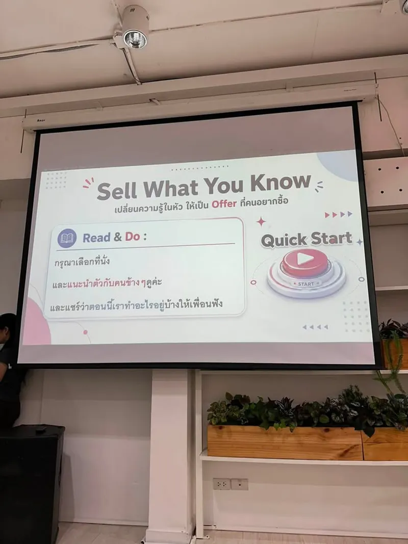 Workshop: Sell what you know