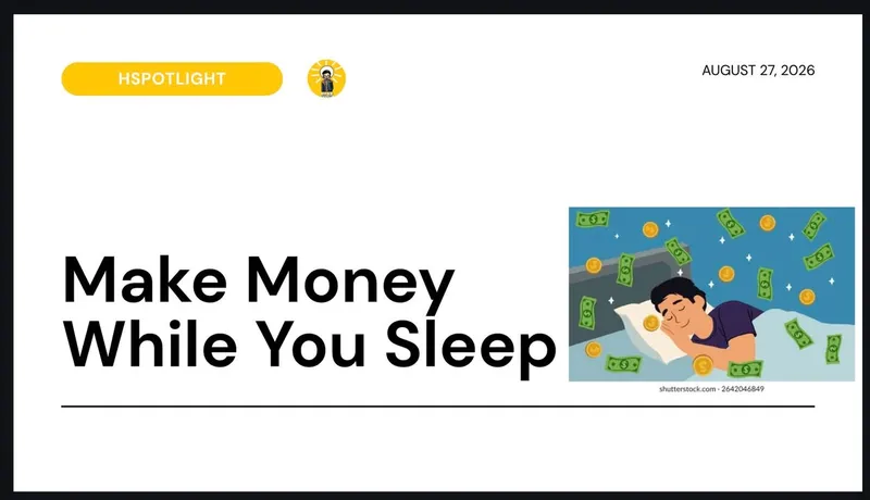 เตรียมสไลด์สอน Make Money While Your Sleep