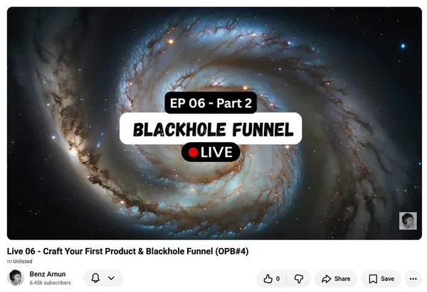 BlackHole Funnel — ดึงดูดลูกค้าด้วยแรงดึงดูดที่หลีกเลี่ยงไม่ได้